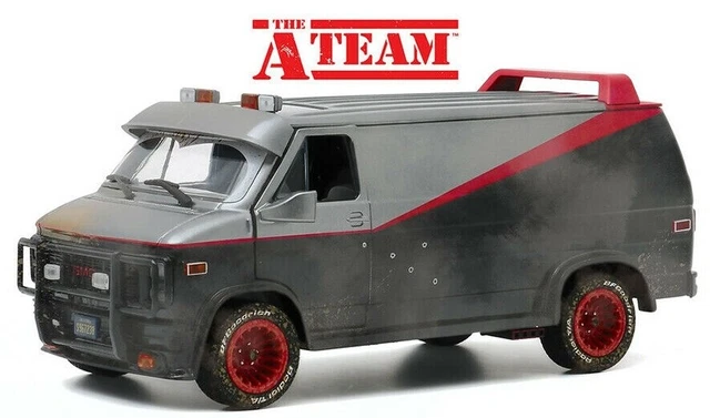 Camionnette GMC VANDURA AGENCE TOUS RISQUES 1/24 Métal A-Team - Jeux - Jouets