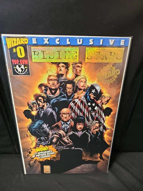 Rising Stars #0 (1999) Wizard Gold Foil Variant Exclusive Image Top Cow Comic