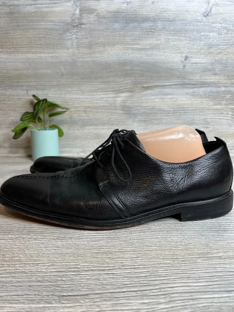 COLE HAAN BECKETT C06399 Black Leather Split Toe Oxford  display picture 3