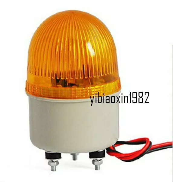 1 pcs AC 220V 10W Yellow Industrial Signal Tower Buzzer Alarm Warning Light