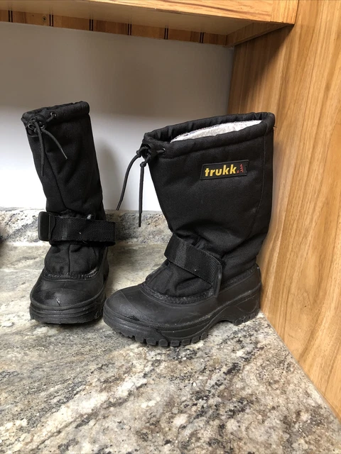 TRUKKE Snowmobile‎ Boots Mens 9 Black Nylon Insulated Winter Slip Resistant TRUKKE Snowmobile Boots Mens 9 Black Nylon Insulated Winter  main image 3
