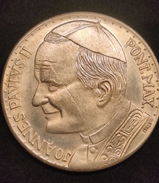 Medaille - Ioannes Paulus II -Versilbertes Nickel -Jahr 1978 In Vorzüglich #17 2