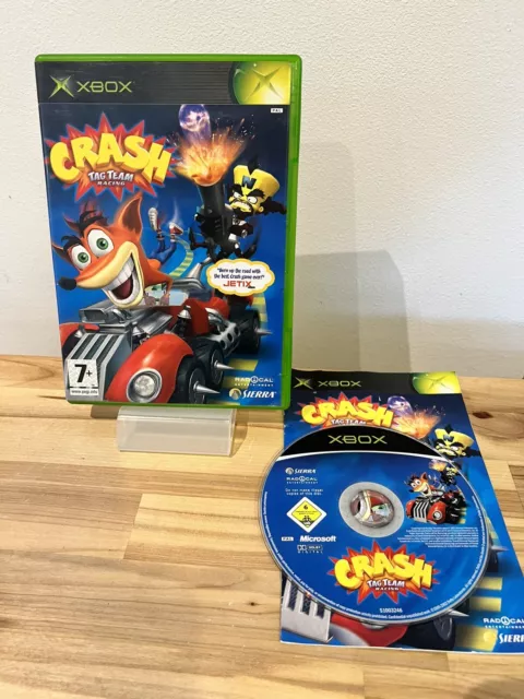 Crash Tag Team Racing (Microsoft Xbox Game) - PAL UK Complete + Manual