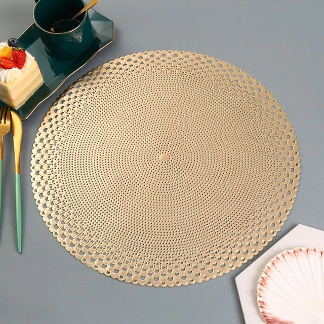 Tableware Mat Placemat Round Western Food Mat Simple Dining Table Mat  Home