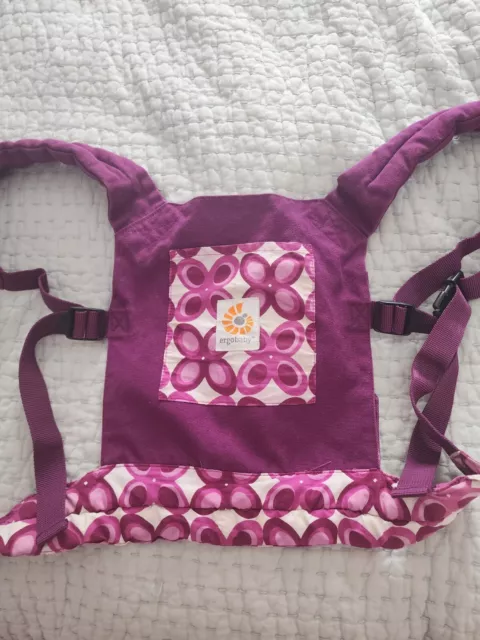 ERGO BABY Baby Carrier Purple Buckle Closure Pocket