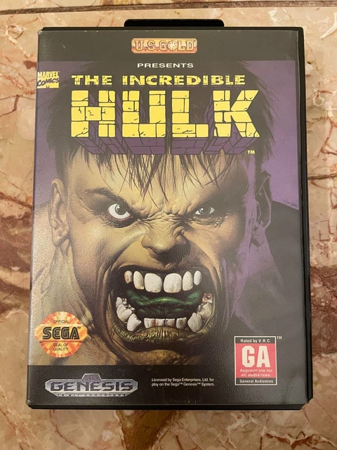 THE INCREDIBLE HULK (Sega Genesis, 1994) In Box TESTED $24.99 - PicClick CA