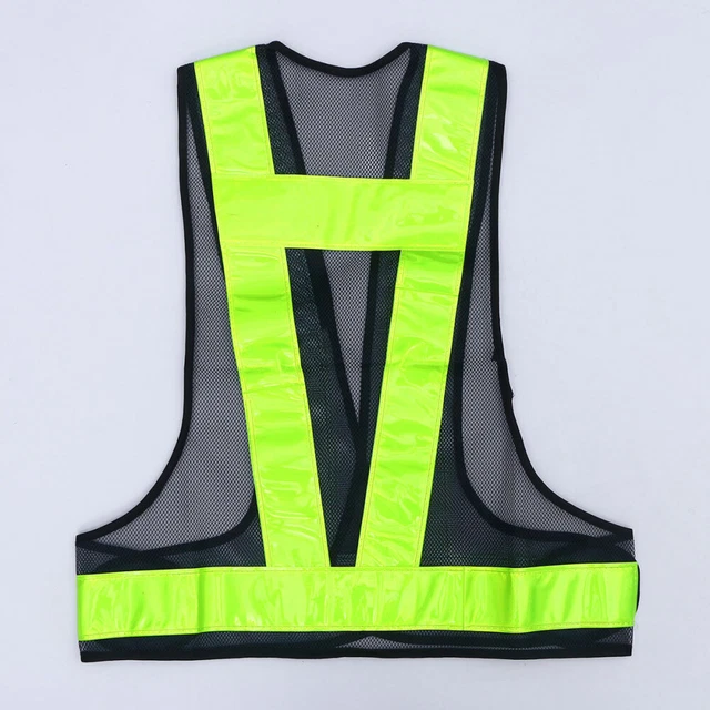 Lot De 4 Gilets De Sécurité Jaunes Haute Visibilité - Réfléchissants Pour Voiture, Vélo Et Chantier