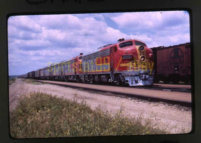 RAILROAD SLIDE - Santa Fe #2329 Locomotive ATSF 1987 San Bernardino CA ...