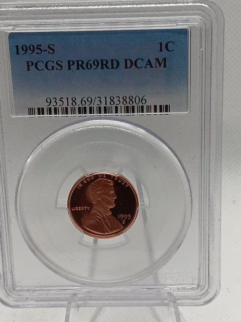 1995-S 1C Lincoln Memorial  PCGS PR69RD DCAM 22stt0816