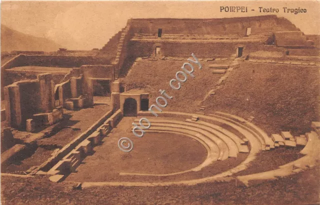 Cartolina Pompei Teatro Tragico (Napoli)