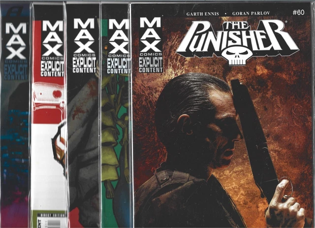 The Punisher Lot Of 5 - #60 #61 #62 #63 Annual #1 (Nm-) Garth Ennis, Marvel