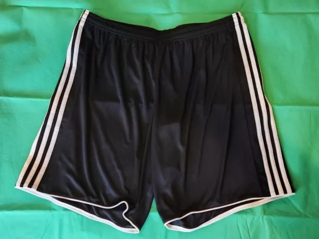 Adidas Tastigo 17 Soccer Shorts | Soccer Shorts | Mens XL | Black /White Stripes