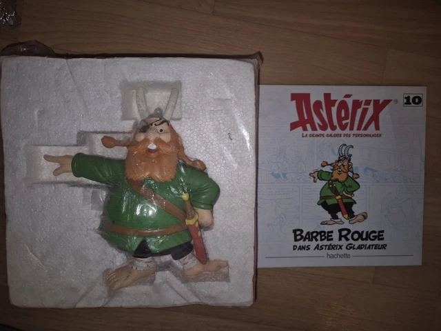 Figurine Astérix – Barbe Rouge N°10 – Grande Galerie Des Personnages – Neuve