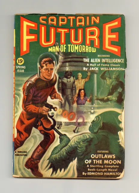 Captain Future Pulp Mar 1942 Vol. 4 #1 VG 4.0