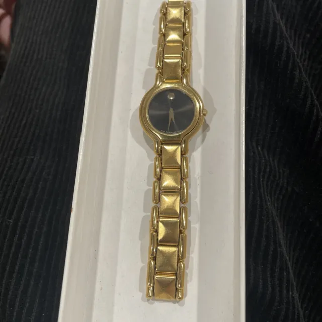 Womens Vintage Movado Watch Gold Plated VTG
