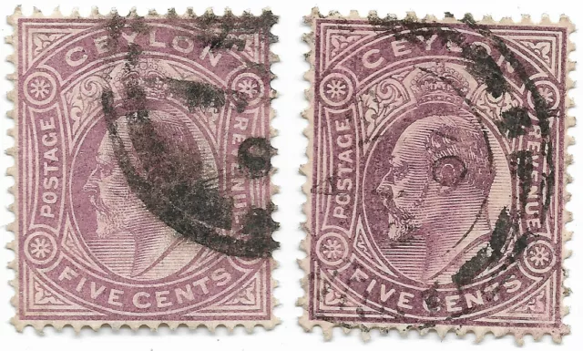 Ceylan, 1903 / 1904 - Edward VII, 262/280 - Livraison 0€ dès 5 lots groupés