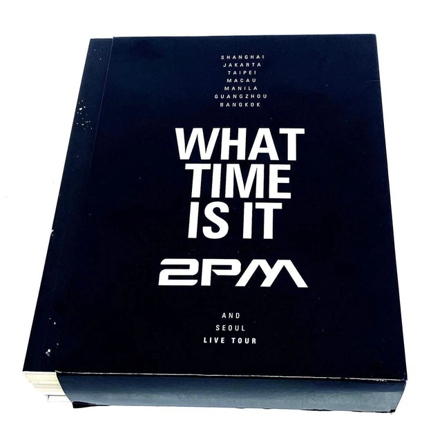What Time Is It: 2PM Live Tour DVD 新品 2PM TOUR WHAT It Seoul 3-Set $53.97 - PicClick