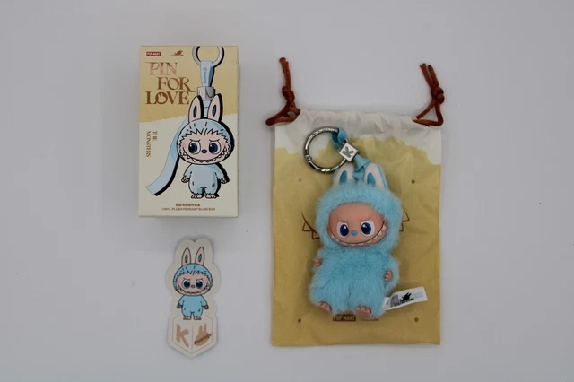 Peluche Labubu POP MART Pin For Love - Figurine Aléatoire En Vinyle, édition Pastel, Neuve Et Scellée