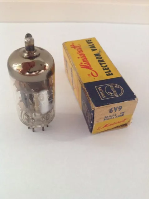 6V9 Mullard Vintage Valve Radio Tube Fully Tested NOS 6V9 Tube Fast Post!.