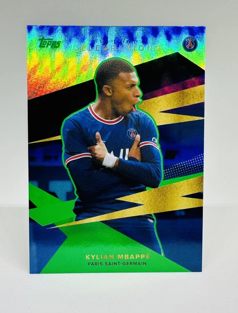 Kylian Mbappe /99 Celebrations - Topps Paris Saint-Germain Team Set Signature