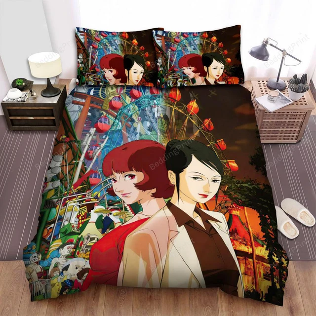 PAPRIKA ANIMATED MOVIE Atsuko Chiba Quilt Duvet Cover Set Queen
