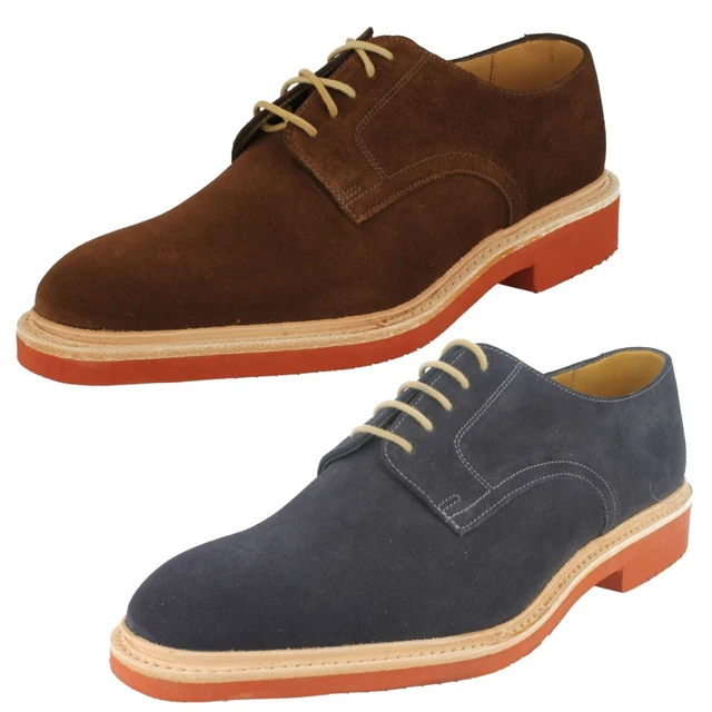 Chaussures Derby Loake A124 – Taille 10F (UK) / 44 – Noir – Cuir – Exposé Sans Boîte
