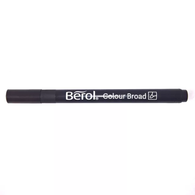 5 Pack Colour Berol Fine/Broad Nib Washable Felt Tip Pens (Unboxed) 3