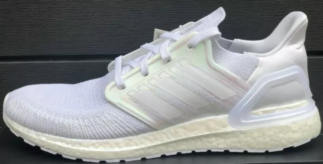ADIDAS ULTRABOOST 20 Running Shoes Fw8721 Cloud White/ Iridescent Pink New  Mens $100.00 - PicClick
