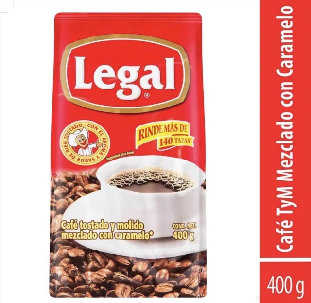 Cafe Legal Ground Coffee - Cafe De Grano Molido (7 Ounces)
