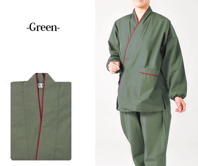 Kimono da lavoro tradizionale da donna in denim giapponese SAMUE JAPAN Kimono da lavoro tradizionale da donna in denim giapponese SAMUE JAPAN