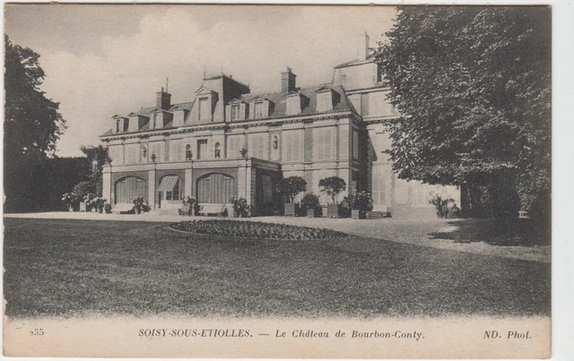 Beisy Postcard Under Star Le Chateau De Bourbon Conty