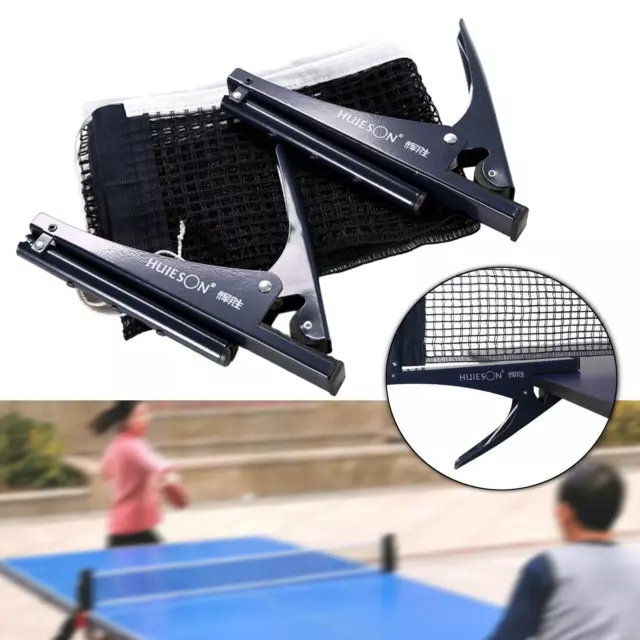 Table Tennis Net Posts Set Pingpong Net Rack Set for Any