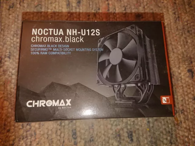 Noctua NH-U12S chromax.black CPU-Kühler 120 mm chromax Luefter AM4 Sockel TOP