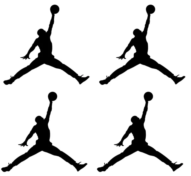 Michael Jordan 23 Air Decal Basketball Logo Vinyl Window Sticker Laptop Ipad
