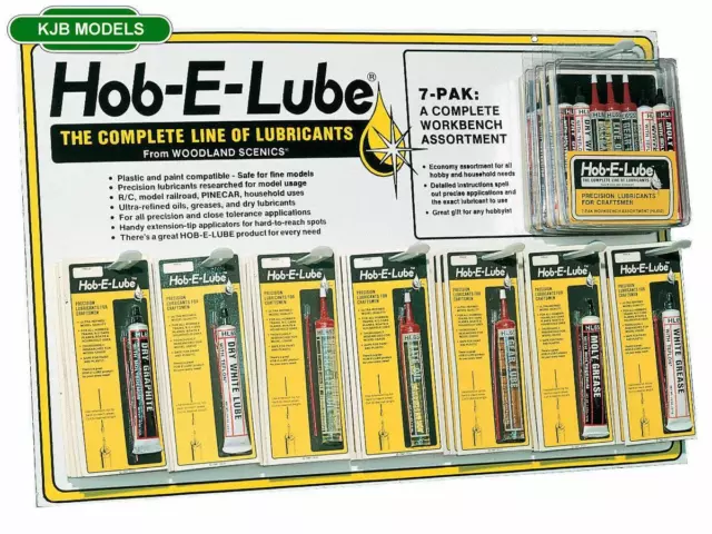 Woodland Scenics Hob-E-Lube Getriebeschmierung/Öl/Fett - 8 Variationen verfügbar