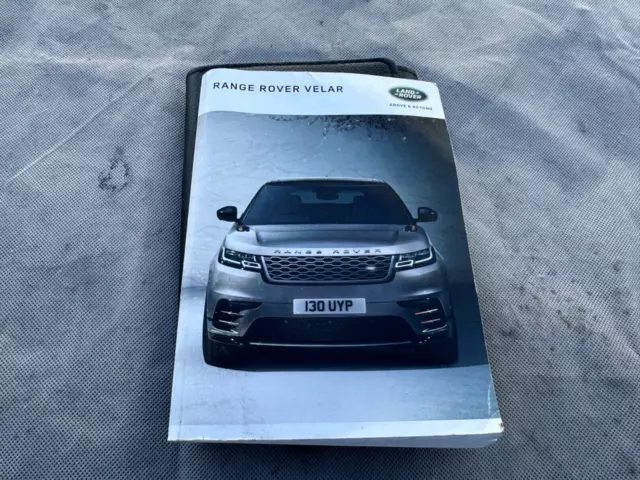 Genuine Range Rover Velar 2017- 2022 Owners Manual Handbook  Good Condition