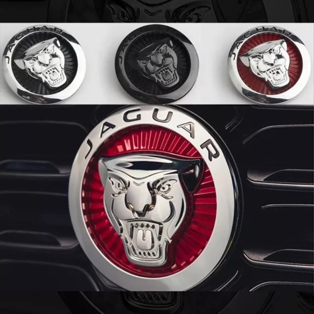 Pour Jaguar 86mm 72mm pièces automobiles logo avant badge décoratif revêtement