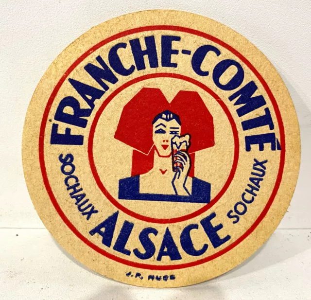 Ancien Sous Bock Bière de Sochaux Brasserie Franche-Comté Alsace