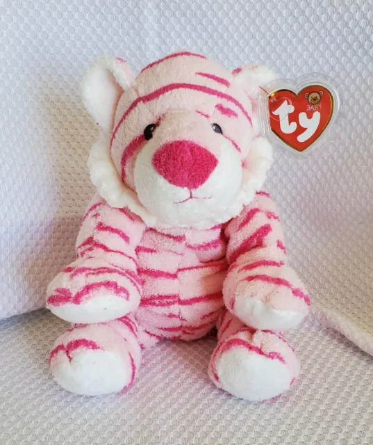 ☆LAST ONE☆  Baby TY - BABY GROWLERS PINK the Tiger (New w/ tags) FREE SHIPPING
