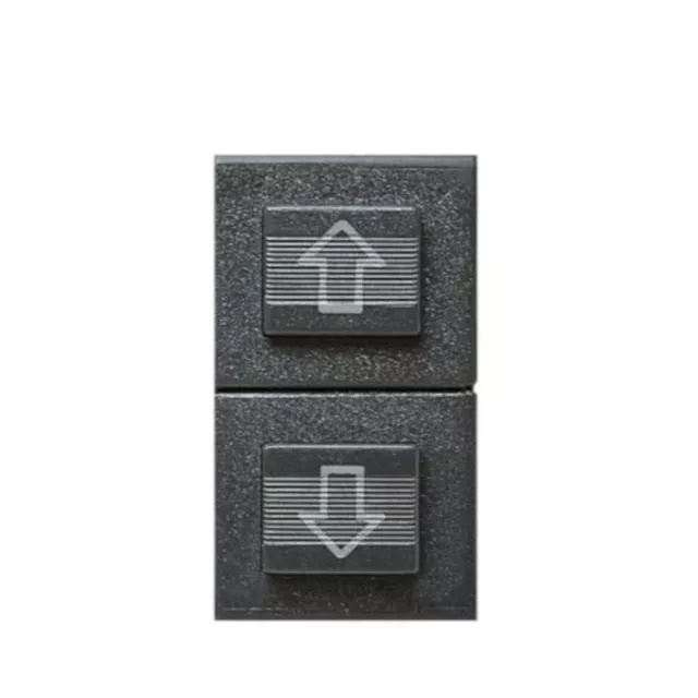 Bouton Double Avec Flèches 16A 250V Ne Pas Serrures AVE Noir 45356