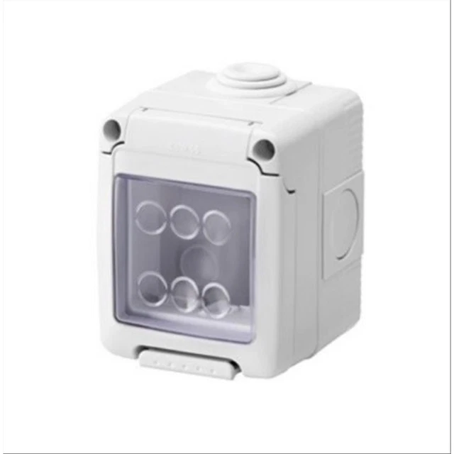 Scatola Apparecchi Gewiss 3 Posti Grigio RAL 7035 IP55 - Contenitore Stagno Per Impianti - Foto 5