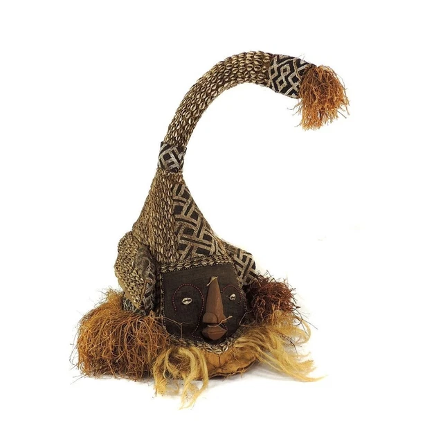 Kuba Moshambwooy Helmet Mask Elephant Congo African Art
