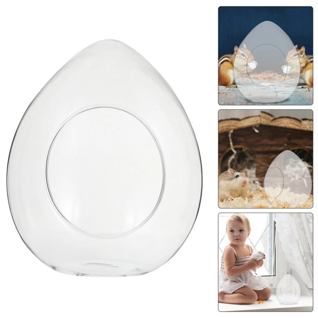 1pc Chinchilla Glas Nest Kleine Pet Hideout Hamster Bett Glas Hamster