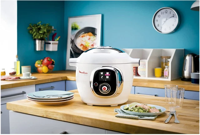 MOULINEX Cookeo Connect Multicuiseur Smart , 6L, Haute pression, 200  recettes