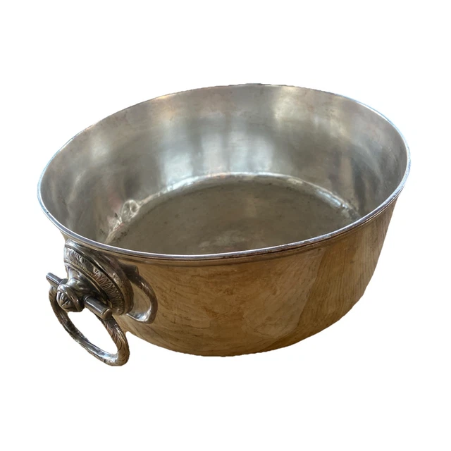 Plat Creux / Légumier En Métal Argenté – Élégant, Style Vintage, Bon état