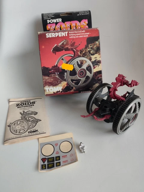 Zoids OER Tomy 1983 – Serpent 100% Complet, Fonctionne, Notice Originale, Vintage