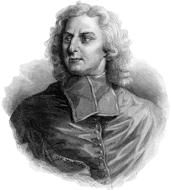 Portrait en buste du CARDINAL de POLIGNAC - Gravure du 19e siècle