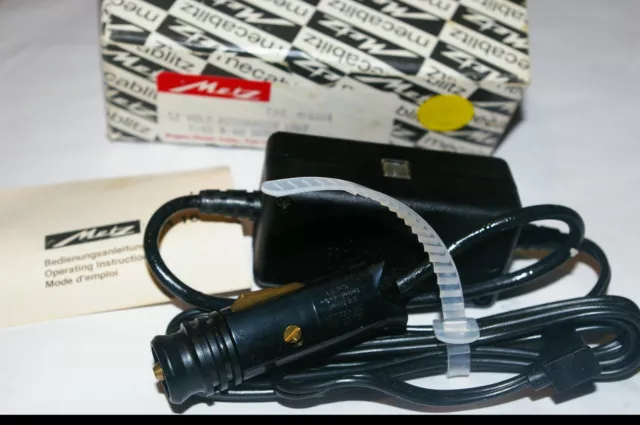 Metz Mecablitz A16 12 Volt Car FLASH Charger NEW in the ORIGINAL FACTORY BOX