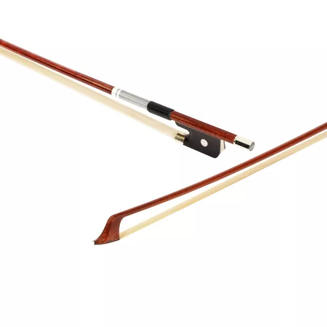 Professional Pernambuco Wood Skin Carbon Fiber Hybrid Cello Bow (Full Size 4/4)