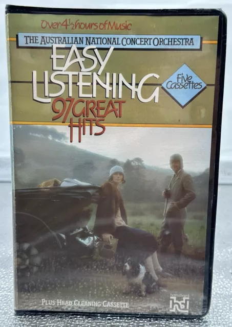 Easy Listening 97 Great Hits Australian National Concert Orchestra 5 Cassettes